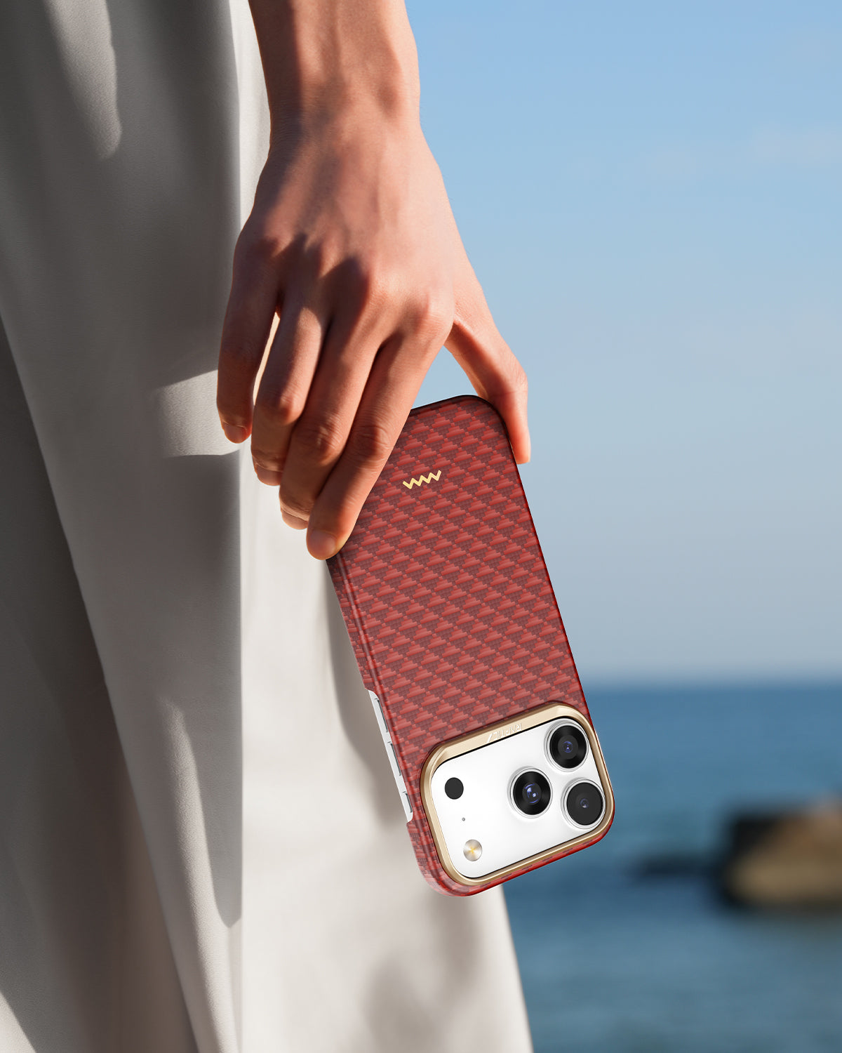 Raptic Aramid Skin-Origin for iPhone17 Pro-Oriental