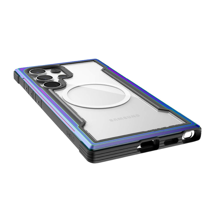 Samsung Galaxy S24 Ultra ケース - マグネット式 - SHIELD - 虹色