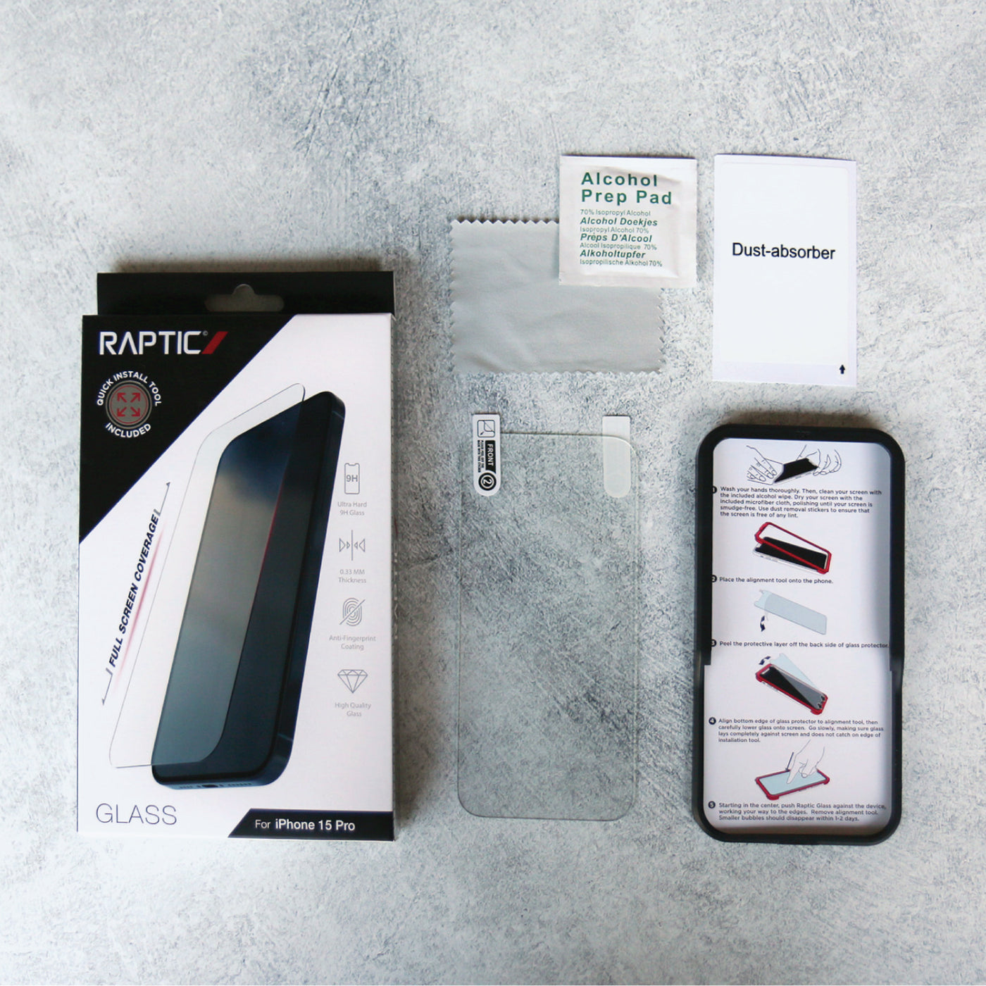 Raptic Glass for iPhone 14 Pro - Clear