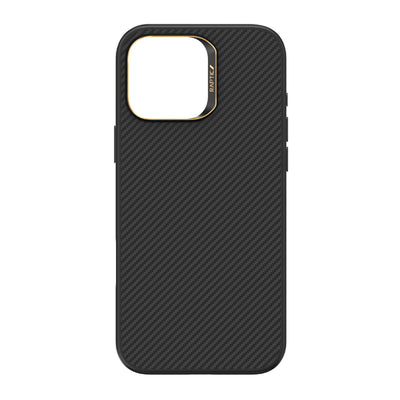 iPhone 16 Pro Case - Aramid Fiber Protection - MagSafe Compatible - Black