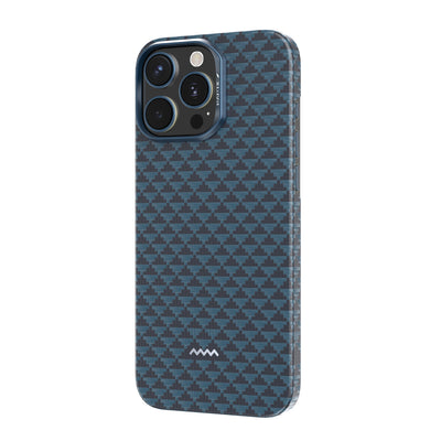 iPhone 16 Pro Max Case - Aramid Fiber Skin - Profound- MagSafe Compatible - Blue