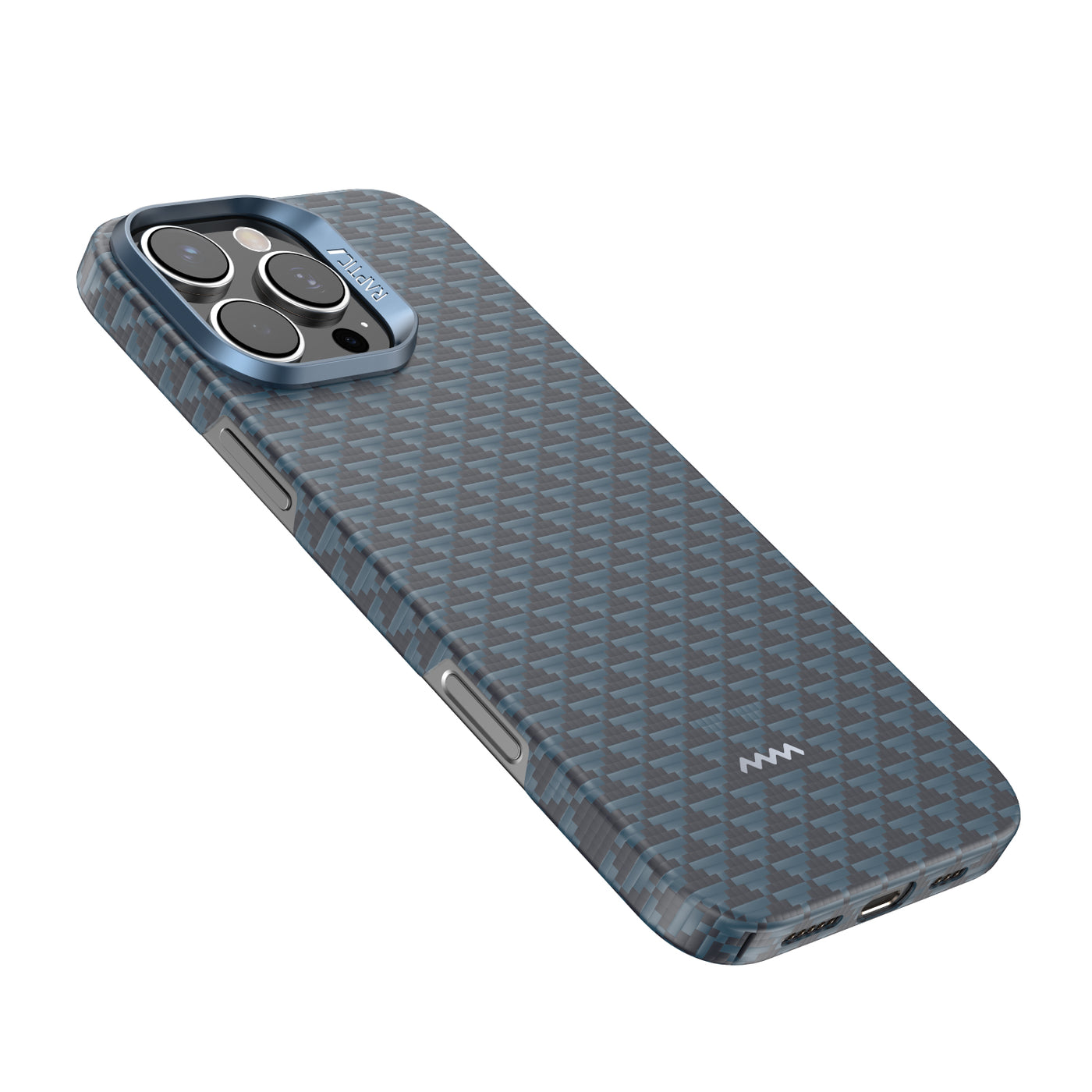 iPhone 16 Pro Max Case - Aramid Fiber Skin - Profound- MagSafe Compatible - Blue