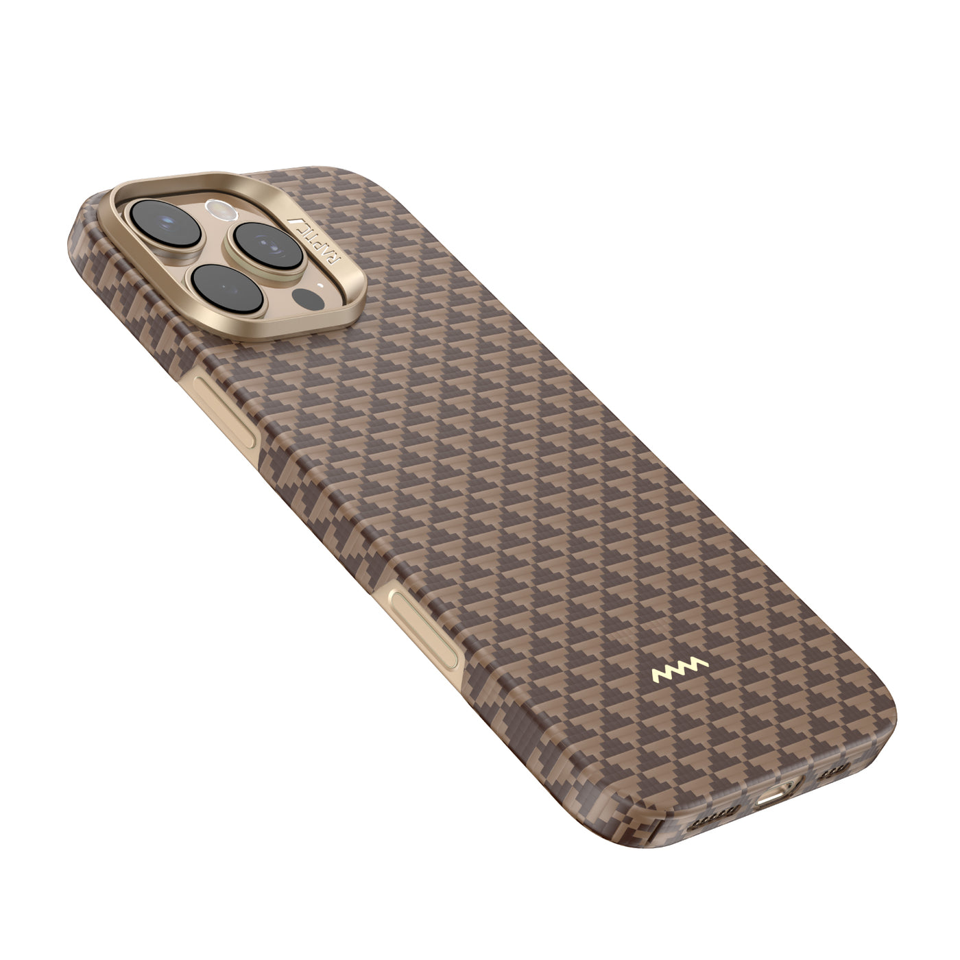 iPhone 16 Pro Max Case - Aramid Fiber Skin - Humble- MagSafe Compatible - Brown