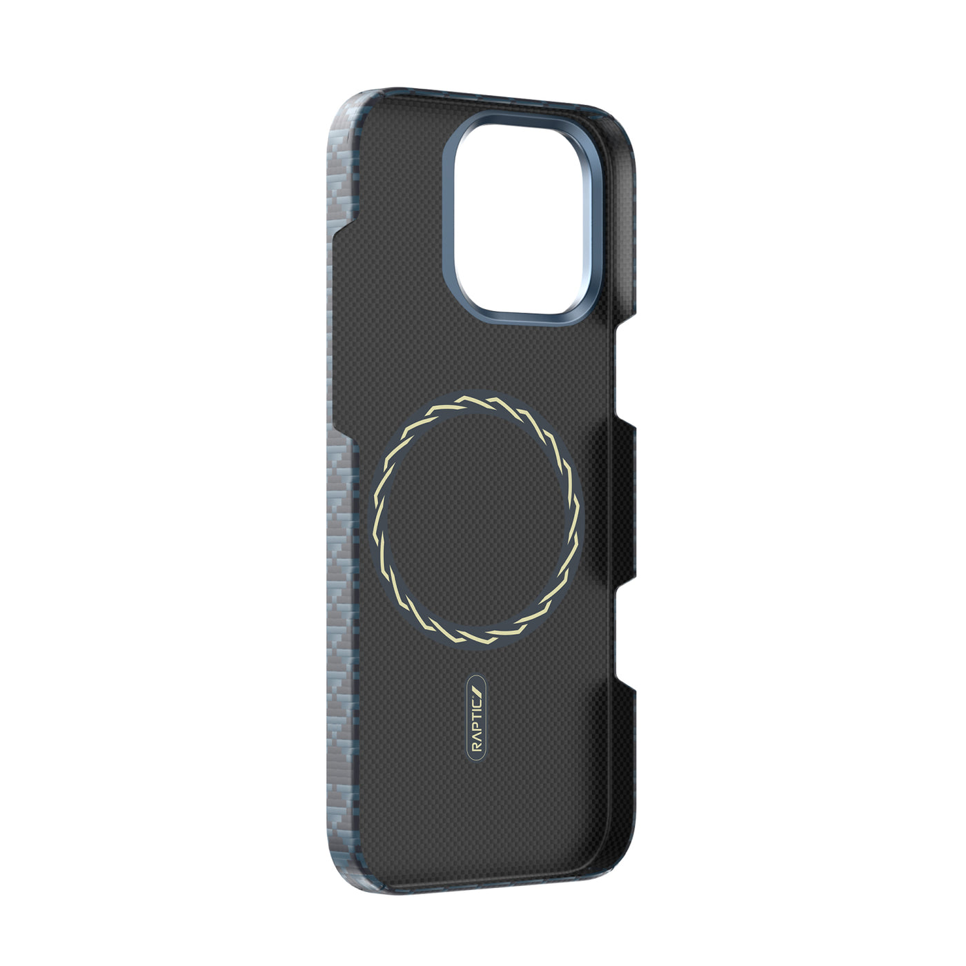iPhone 16 Pro Max Case - Aramid Fiber Skin - Profound- MagSafe Compatible - Blue