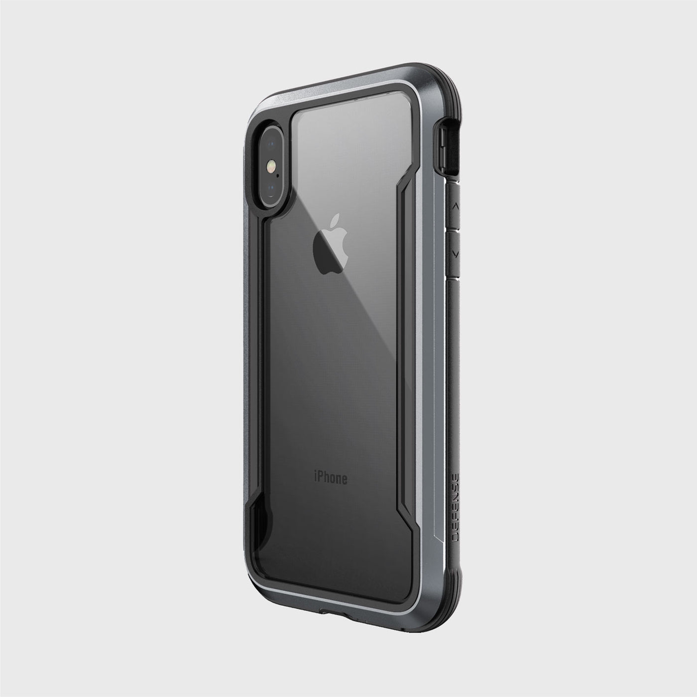 Rugged Case for iPhone X/XS. Raptic Shield in black.