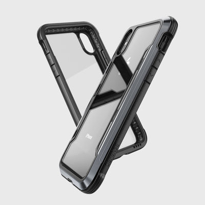 Rugged Case for iPhone X/XS. Raptic Shield in black.
