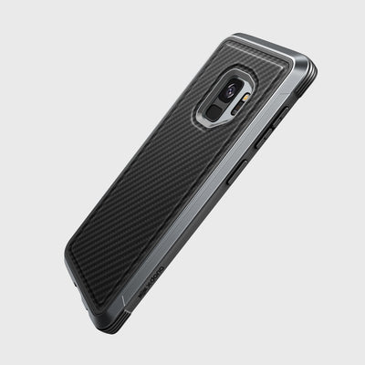 Luxurious Case for Samsung Galaxy S9. Raptic Lux in black.