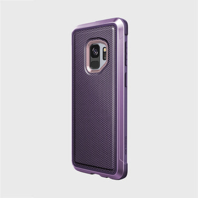 Luxurious Case for Samsung Galaxy S9. Raptic Lux in purple.