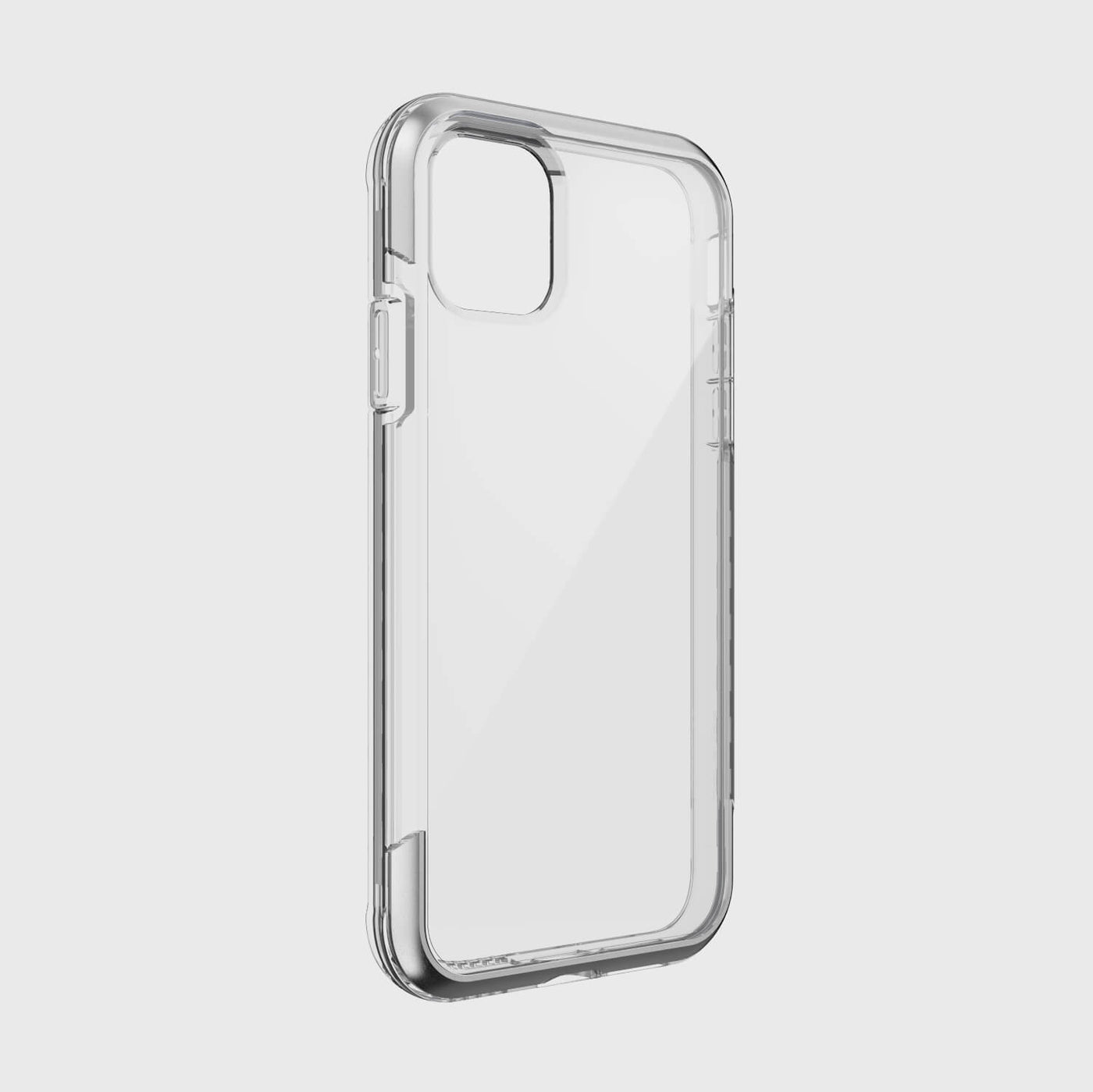 Transparent Case for iPhone 11. Raptic Air in clear.#color_silver