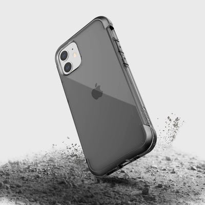 Transparent Case for iPhone 12 Mini. Raptic Air in smoke.#color_smoke