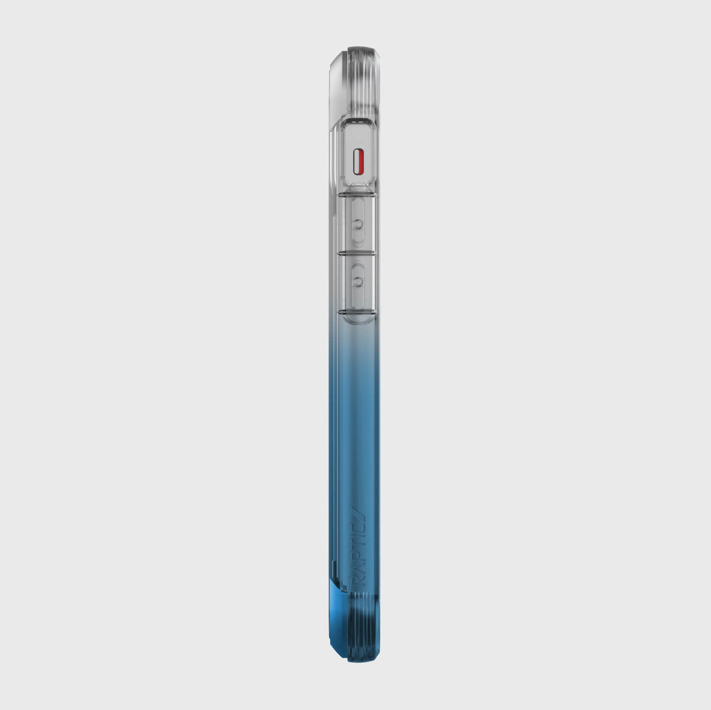 Transparent Case for iPhone 12 Mini. Raptic Air in blue gradient.#color_blue-gradient