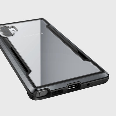 Rugged Case for Samsung Galaxy Note 10 Plus. Raptic Shield in black.