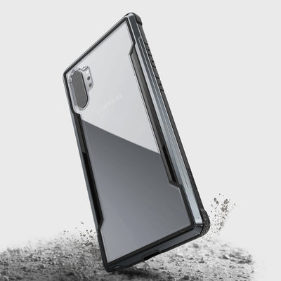 Rugged Case for Samsung Galaxy Note 10 Plus. Raptic Shield in black.