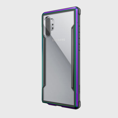Rugged Case for Samsung Galaxy Note 10 Plus. Raptic Shield in iridescent.
