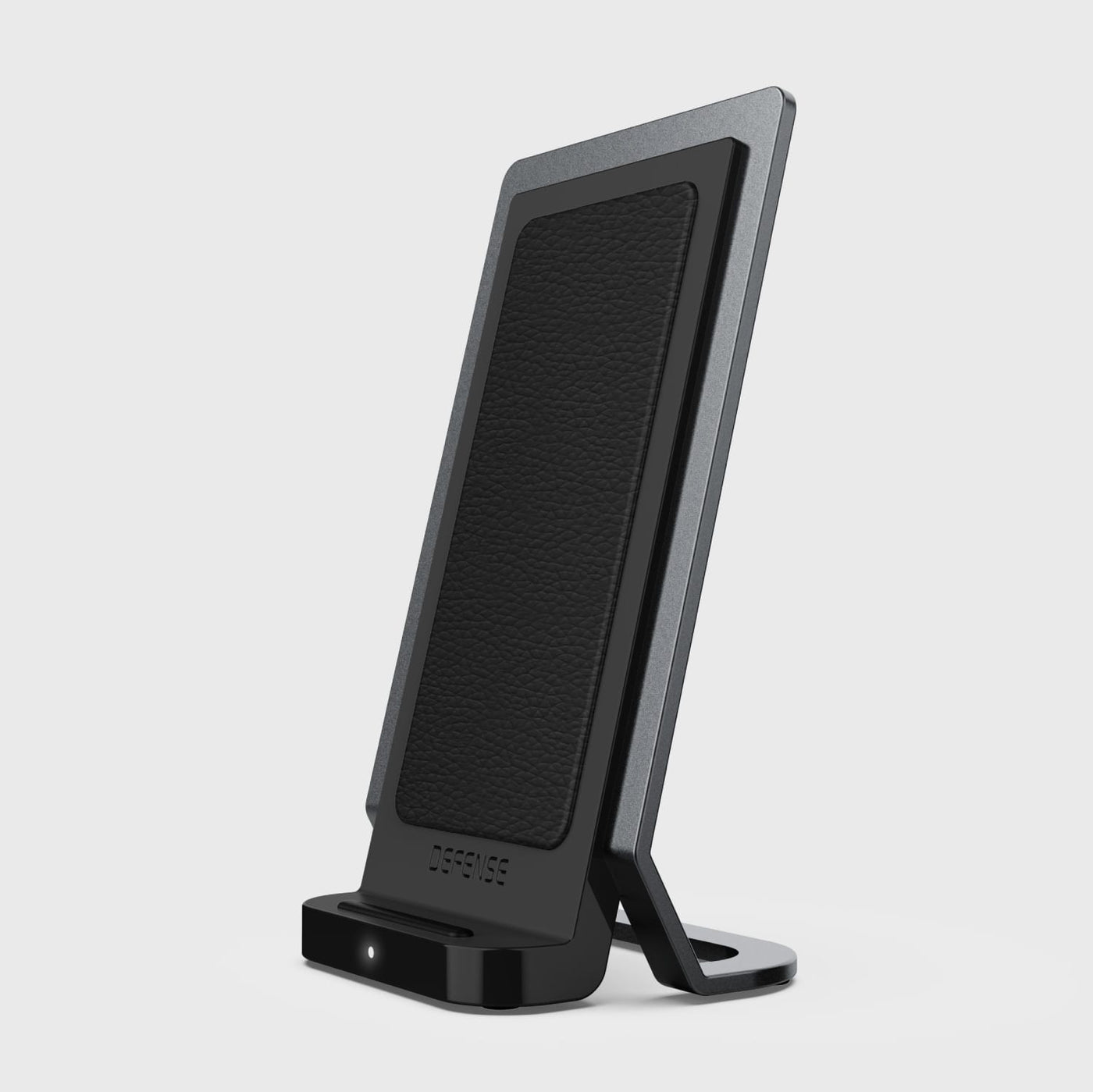 10W Wireless Qi Charger with to recharge your iPhone vertically or horizontally. Raptic Vertical in black. 