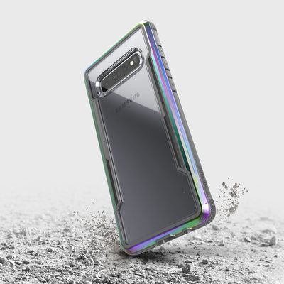 Rugged Case for Samsung Galaxy S10. Raptic Shield in iridescent.#color_iridescent