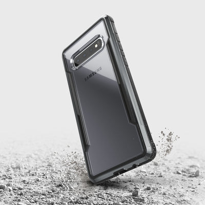Rugged Case for Samsung Galaxy S10 Plus. Raptic Shield in black.#color_black
