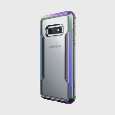 Rugged Case for Samsung Galaxy S10e. Raptic Shield in iridescent.#color_iridescent