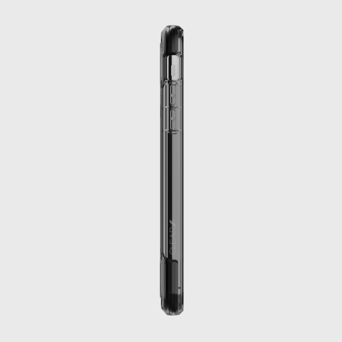 Thin Case for iPhone 11. Raptic Clear in black.#color_black