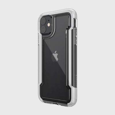 Thin Case for iPhone 11. Raptic Clear in white.#color_white