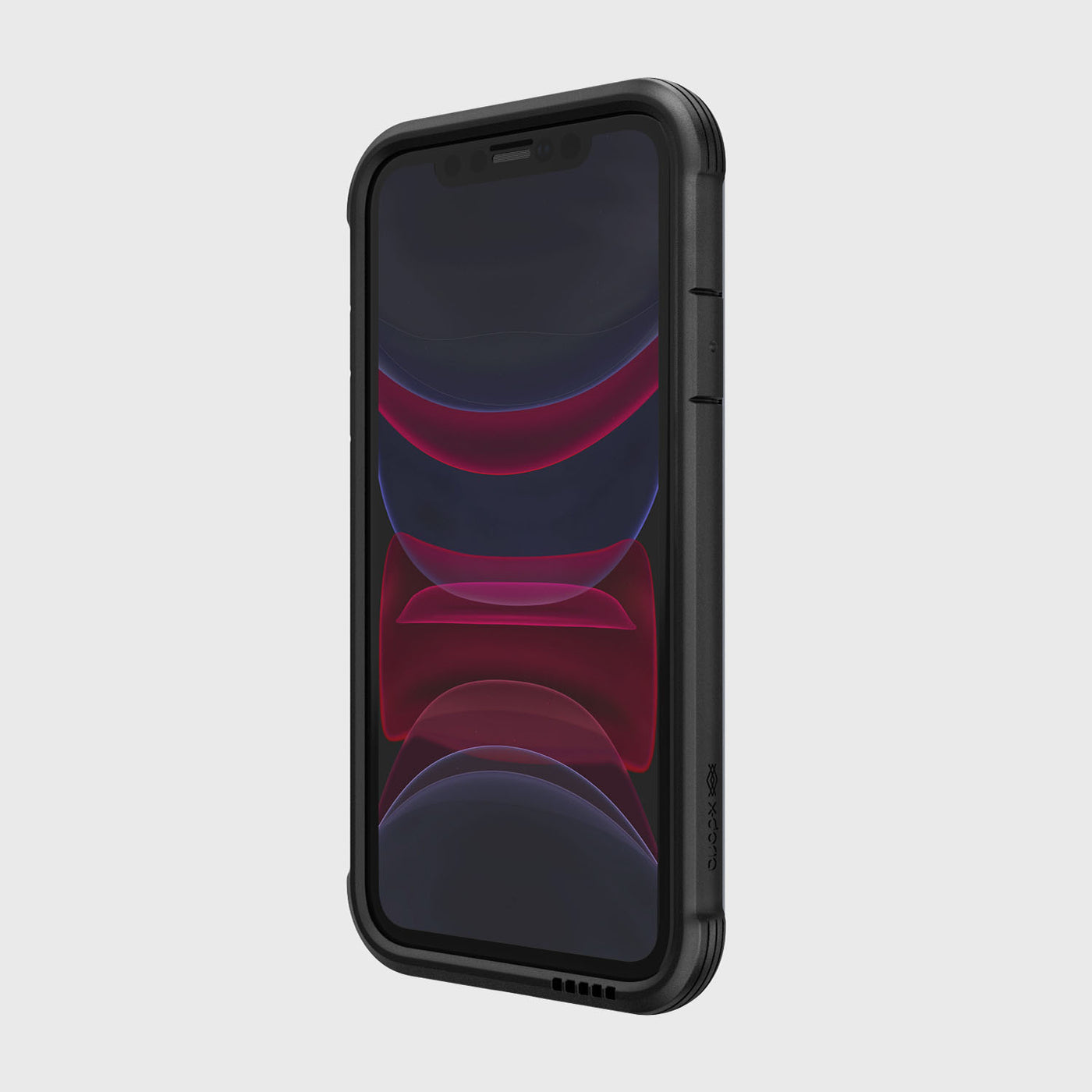 Luxurious Case for iPhone 11. Raptic Lux in black leather.