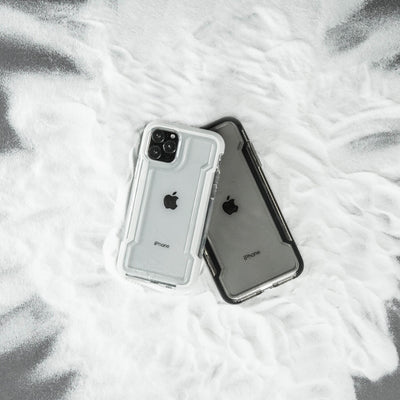 Thin Case for iPhone 11 Pro Max. Raptic Clear in clear.#color_black