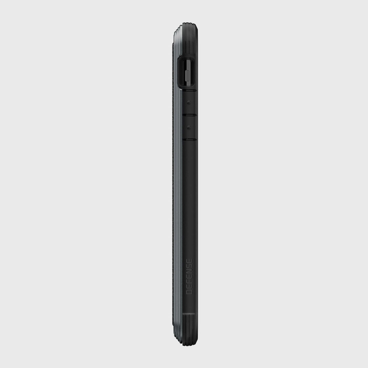 Luxurious Case for iPhone 11 Pro Max. Raptic Lux in black carbon fiber.