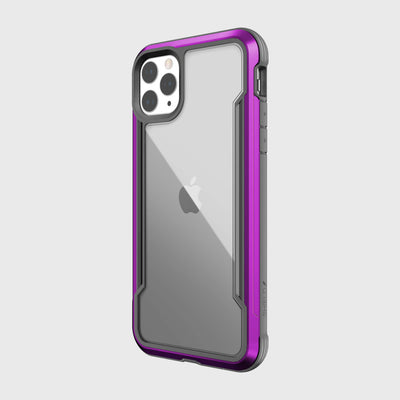 Rugged Case for iPhone 11 Pro Max. Raptic Shield in purple.#color_purple