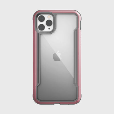 Rugged Case for iPhone 11 Pro Max. Raptic Shield in rose gold.#color_rose-gold