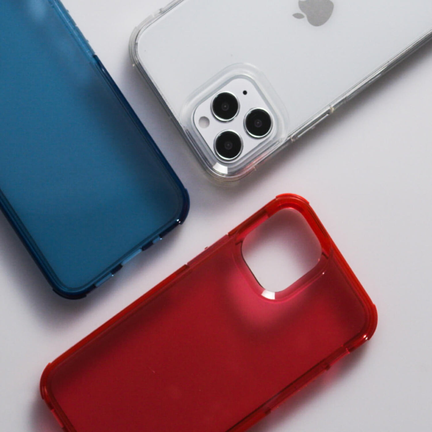 Thin Case for iPhone 12 Mini. Raptic Clear in red.#color_red