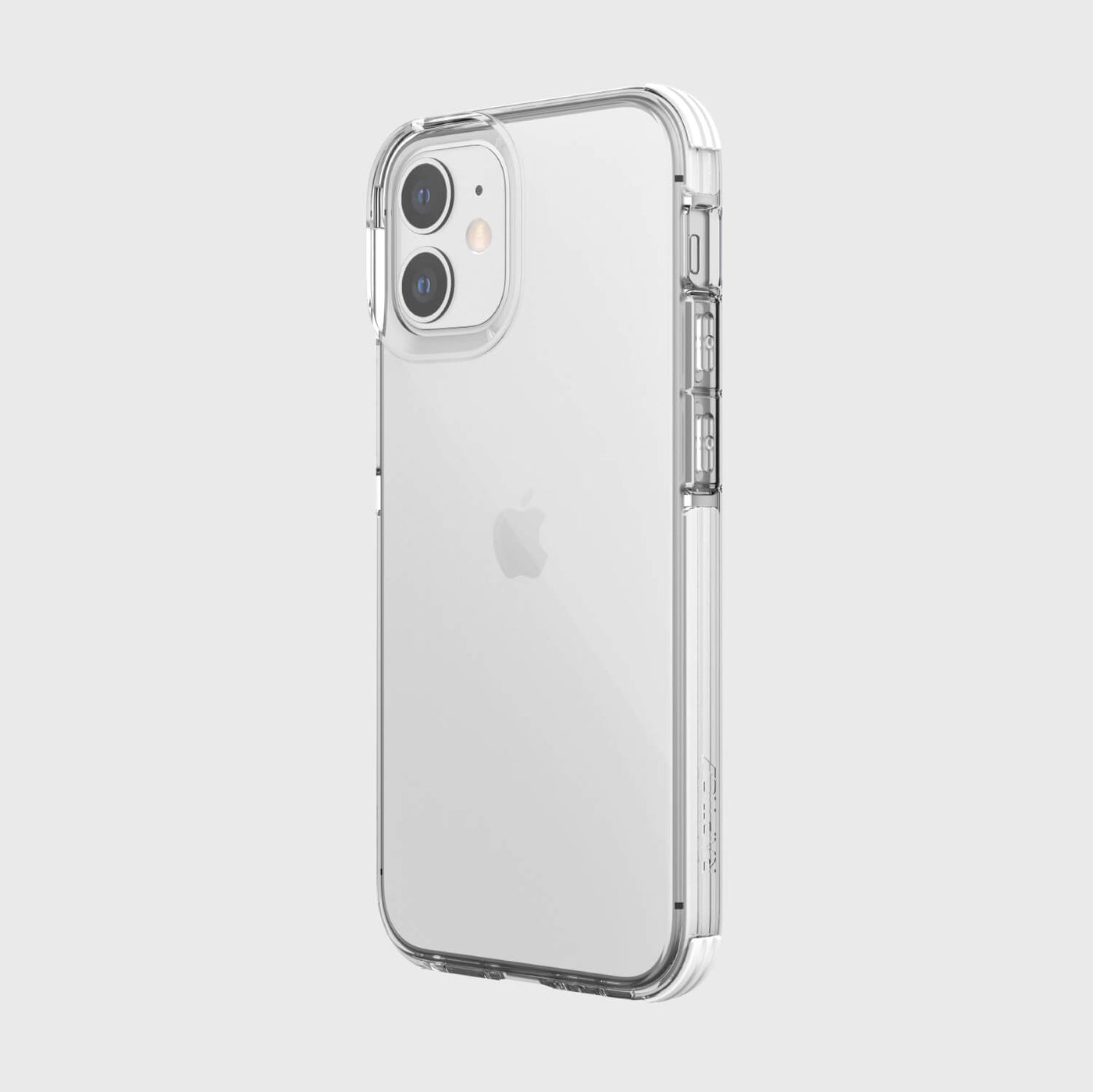 Thin Case for iPhone 12 Mini. Raptic Clear in white.#color_white