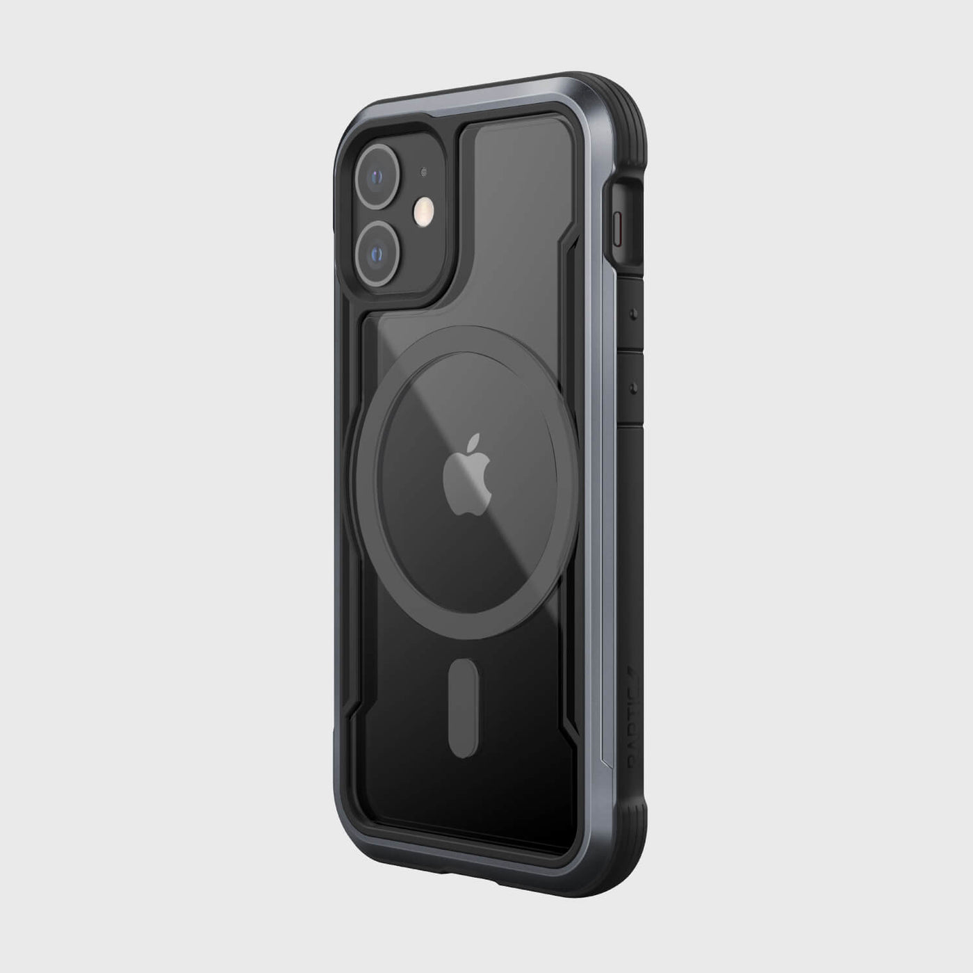 Tough Case for iPhone 12 Mini. Raptic Shield Pro in black.#color_black