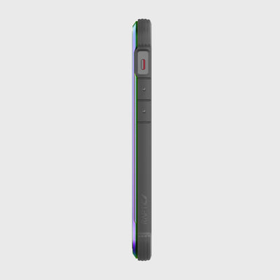Tough Case for iPhone 12 Mini. Raptic Shield Pro in iridescent.#color_iridescent