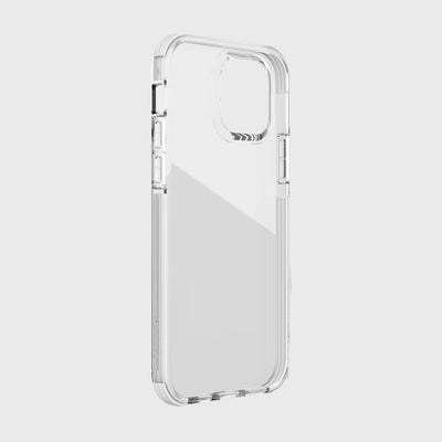 Thin Case for iPhone 12 & iPhone 12 Pro. Raptic Clear in white.#color_white