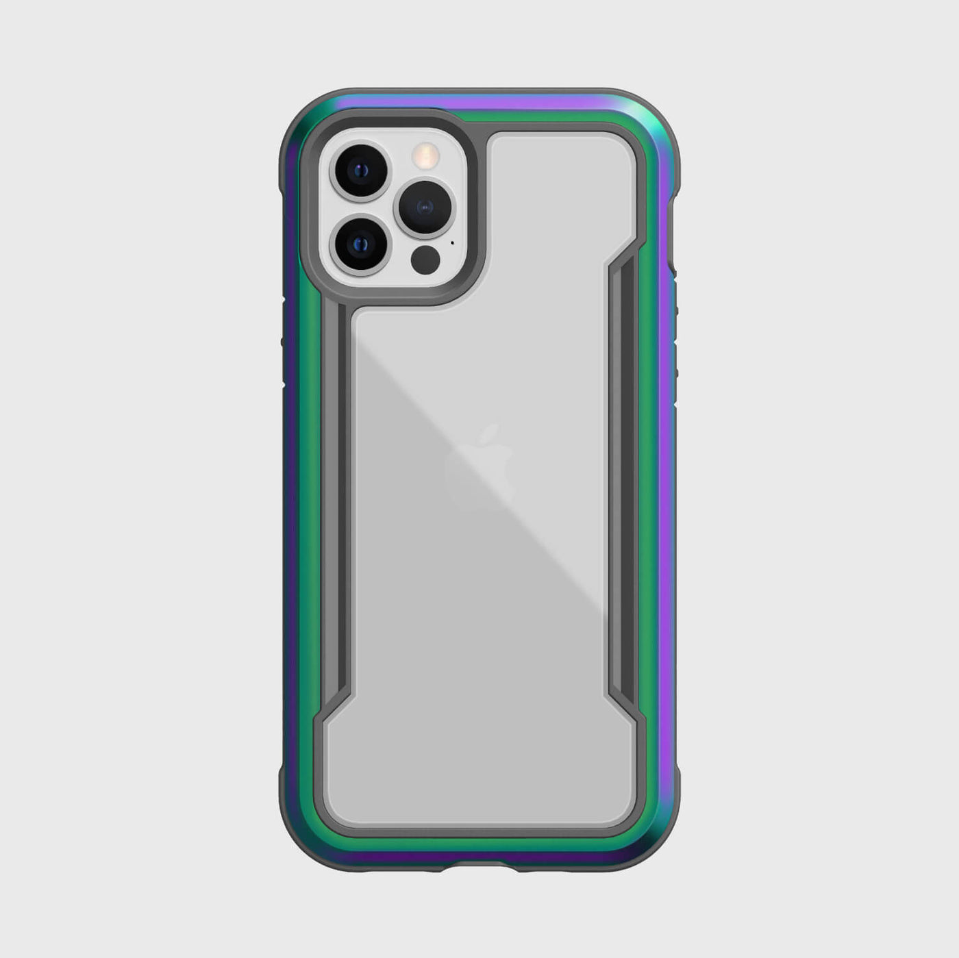 Rugged Case for iPhone 12 & iPhone 12 Pro. Raptic Shield in iridescent.#color_iridescent