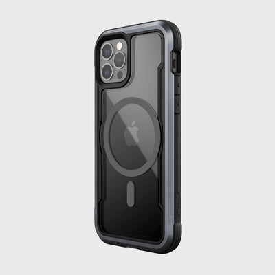 Tough Case for iPhone 12 & iPhone 12 Pro. Raptic Shield Pro in black.#color_black