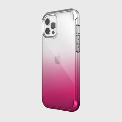Transparent Case for iPhone 12 Pro Max. Raptic Air in pink gradient.#color_pink-gradient