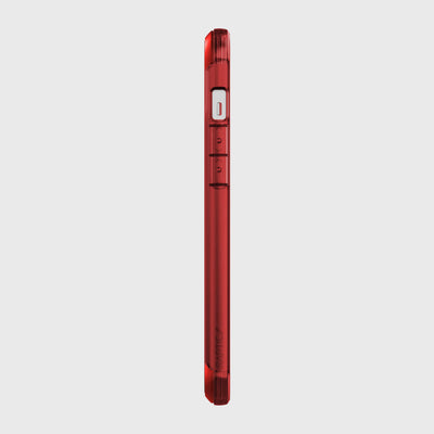 Transparent Case for iPhone 12 Pro Max. Raptic Air in red.#color_red
