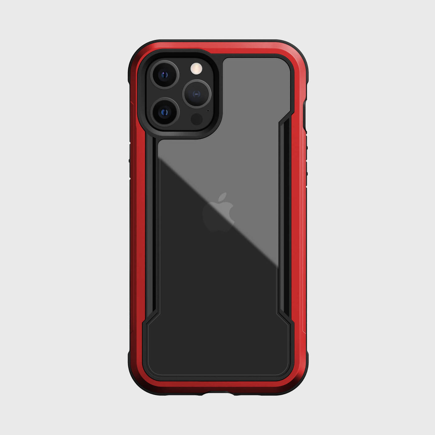 Rugged Case for iPhone 12 Pro Max. Raptic Shield in red.#color_red