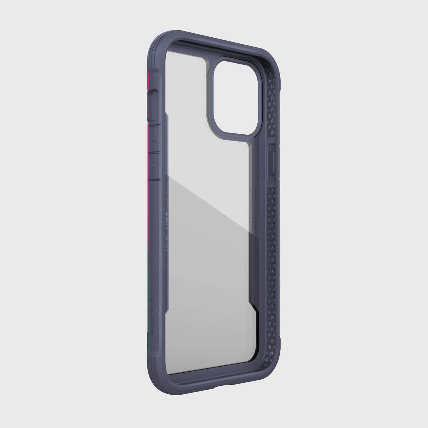 Rugged Case for iPhone 12 Pro Max. Raptic Shield in teal purple gradient.#color_teal-gradient