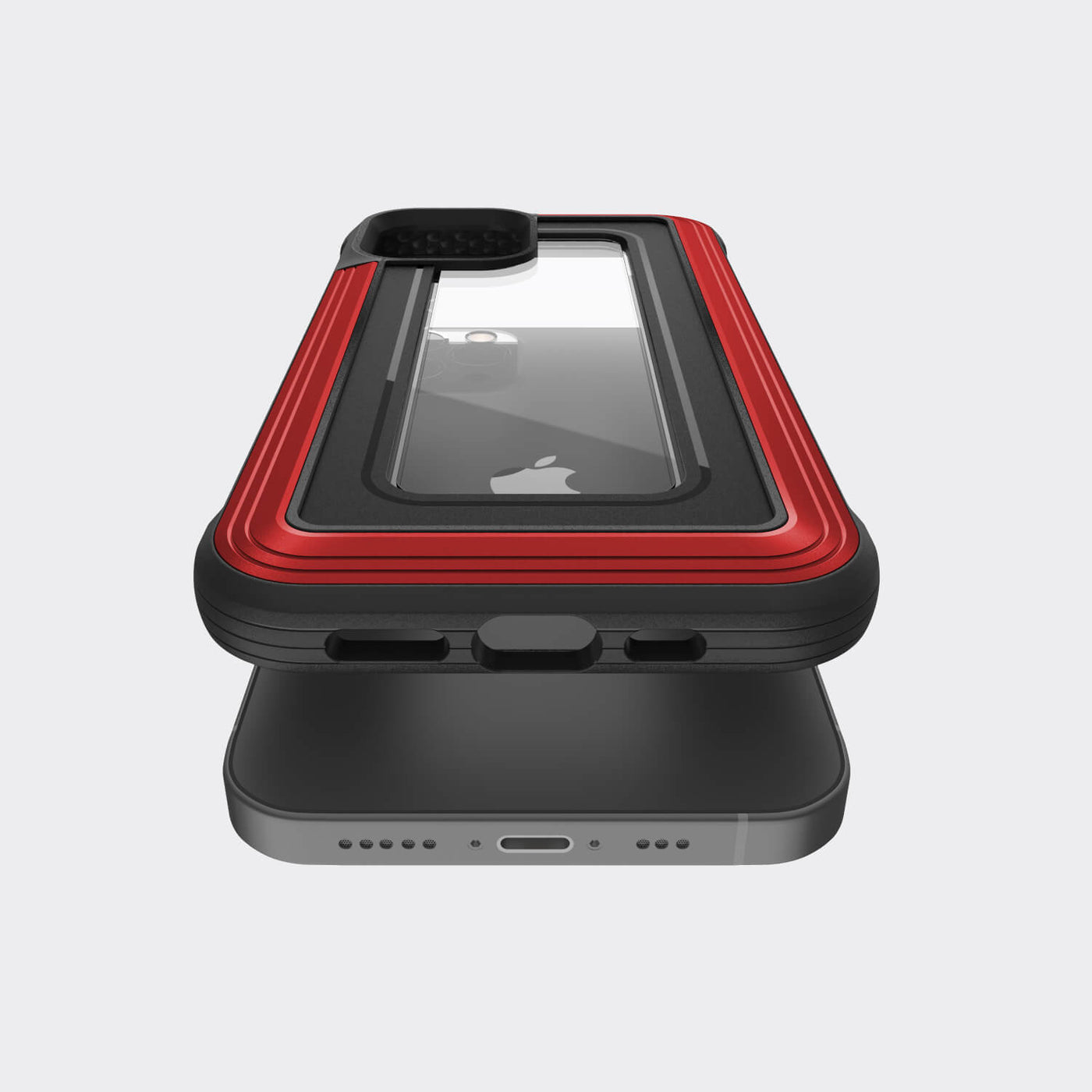 Rugged Wallet Case for iPhone 12 Pro Max. Raptic Shield in red.#color_red