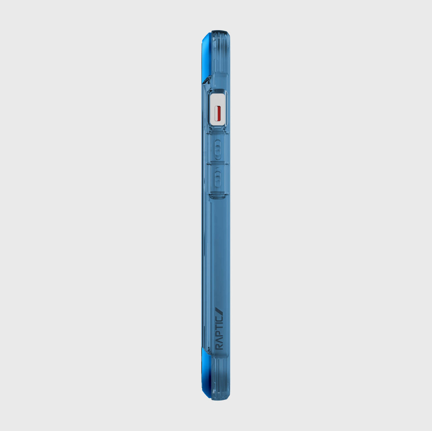 iPhone 13 in Raptic Air case - color blue - left side #color_blue