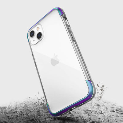 iPhone 13 in Raptic Air case - color iridescent - with drop protection #color_iridescent