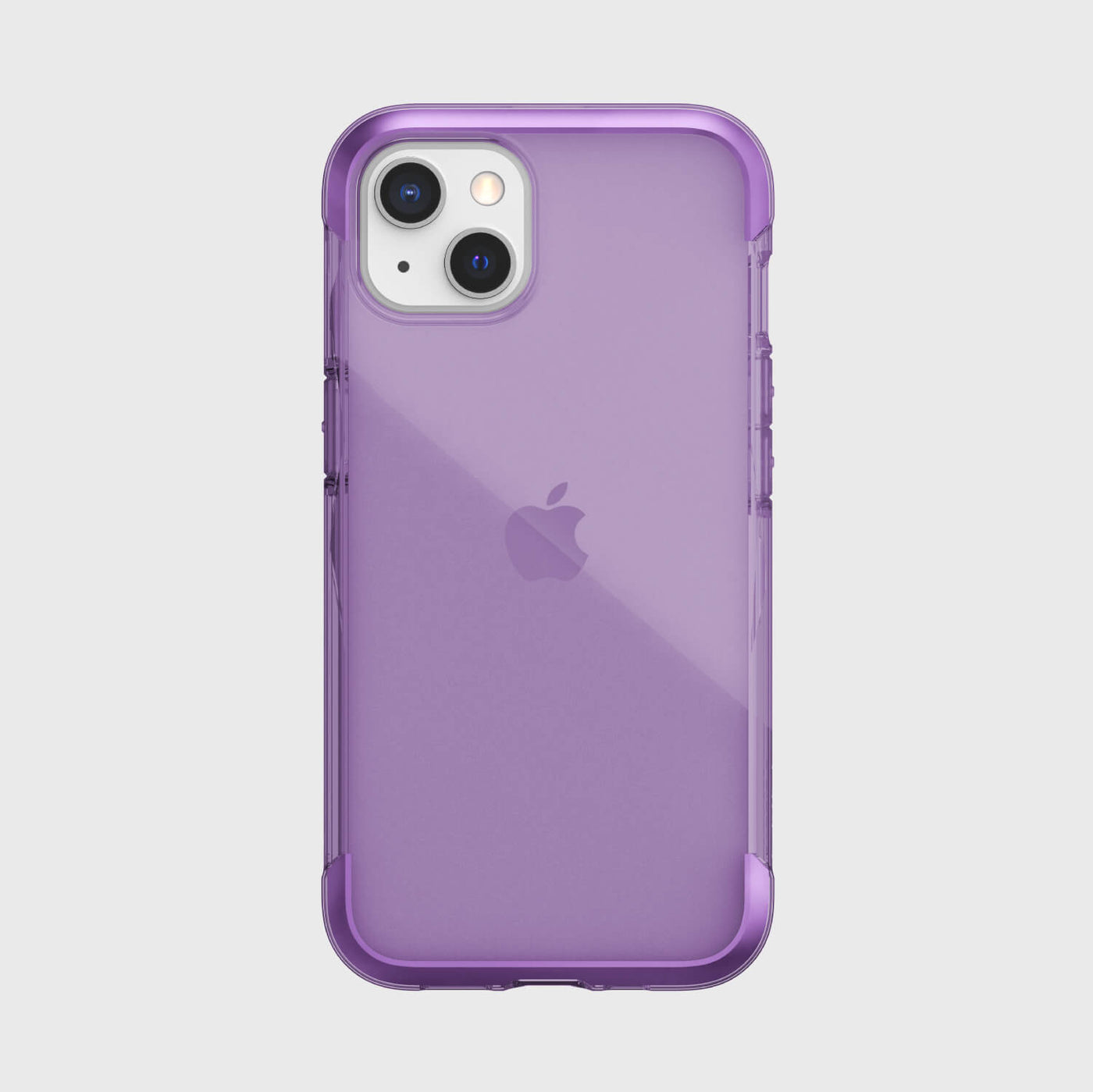 iPhone 13 in Raptic Air case - color purple - back side #color_purple