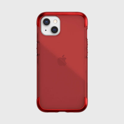 iPhone 13 in Raptic Air case - color red - back side #color_red