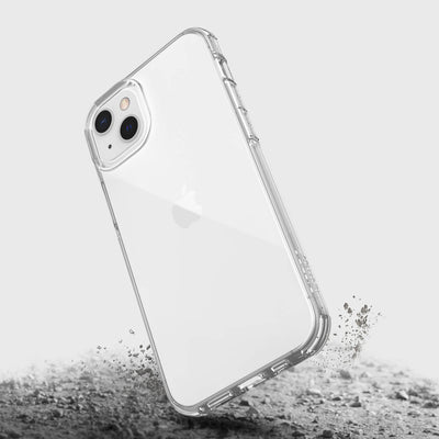 iPhone 13 in Raptic Clear case - color clear - with drop protection #color_clear
