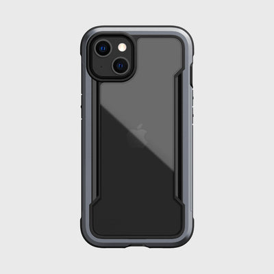 iPhone 13 in Raptic Shield case - color black - back side #color_black