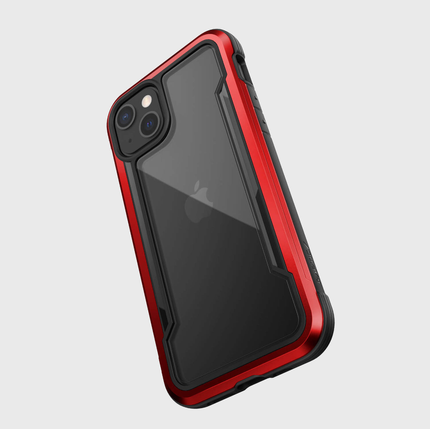 iPhone 13 in Raptic Shield case - color red - with drop protection #color_red
