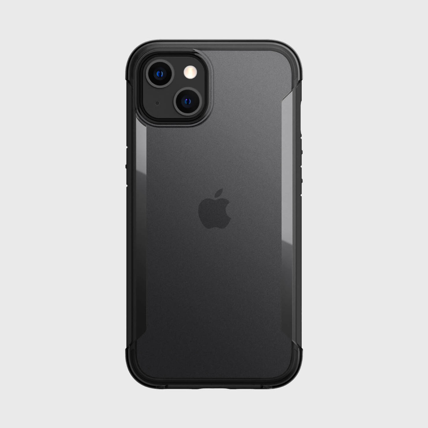 iPhone 13 in Raptic Terrain case - color black - back side #color_black