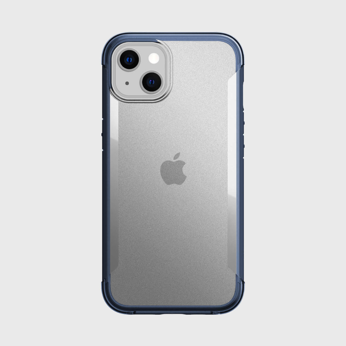 iPhone 13 in Raptic Terrain case - color blue - back side #color_blue